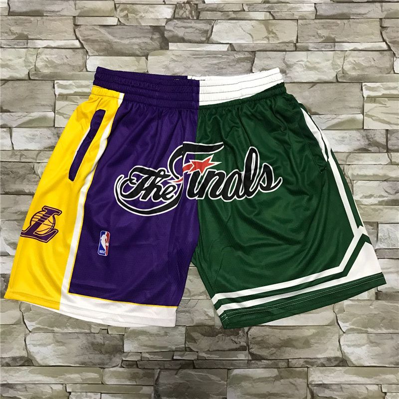 Men NBA Los Angeles Lakers Shorts 20216181